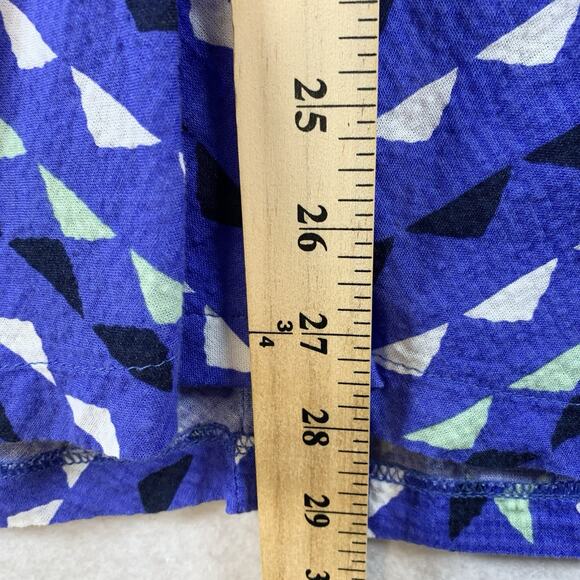 Vintage Terra Women Geometric Button Top Sz‎ L Oversized Artsy Boho Made Korea - Picture 11 of 16